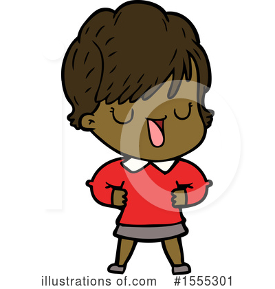 Royalty-Free (RF) Girl Clipart Illustration by lineartestpilot - Stock Sample #1555301