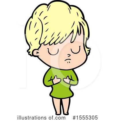Royalty-Free (RF) Girl Clipart Illustration by lineartestpilot - Stock Sample #1555305