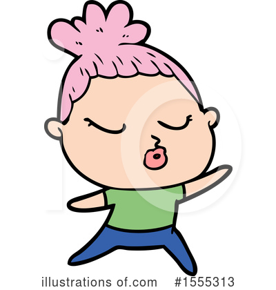 Royalty-Free (RF) Girl Clipart Illustration by lineartestpilot - Stock Sample #1555313