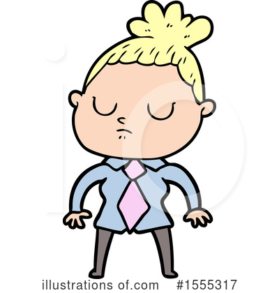 Royalty-Free (RF) Girl Clipart Illustration by lineartestpilot - Stock Sample #1555317