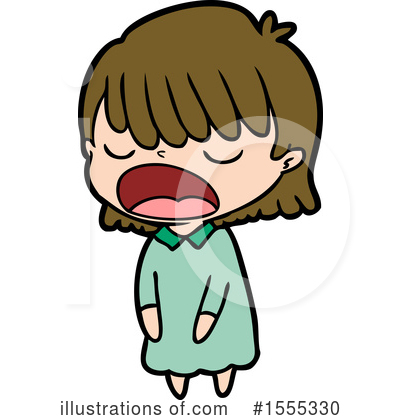 Royalty-Free (RF) Girl Clipart Illustration by lineartestpilot - Stock Sample #1555330