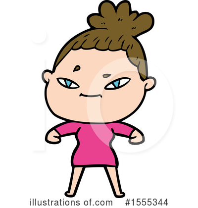 Royalty-Free (RF) Girl Clipart Illustration by lineartestpilot - Stock Sample #1555344