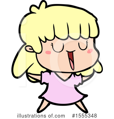 Royalty-Free (RF) Girl Clipart Illustration by lineartestpilot - Stock Sample #1555348