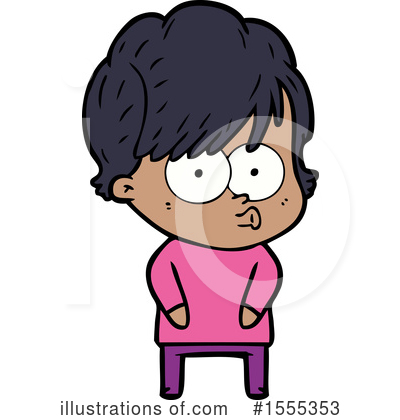 Royalty-Free (RF) Girl Clipart Illustration by lineartestpilot - Stock Sample #1555353