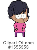 Girl Clipart #1555353 by lineartestpilot