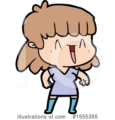 Royalty-Free (RF) Girl Clipart Illustration by lineartestpilot - Stock Sample #1555355
