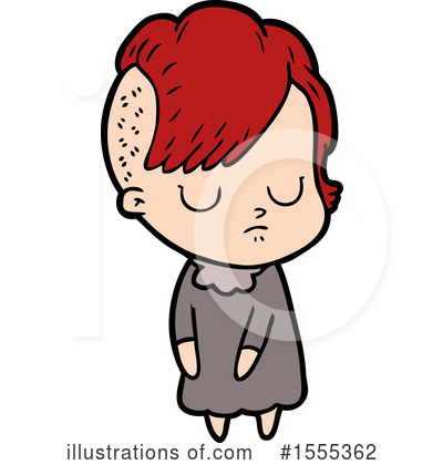 Royalty-Free (RF) Girl Clipart Illustration by lineartestpilot - Stock Sample #1555362