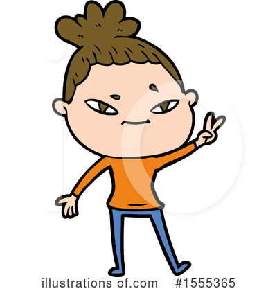 Royalty-Free (RF) Girl Clipart Illustration by lineartestpilot - Stock Sample #1555365