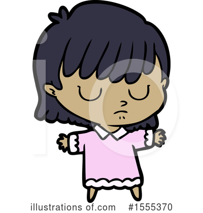 Royalty-Free (RF) Girl Clipart Illustration by lineartestpilot - Stock Sample #1555370