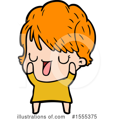 Royalty-Free (RF) Girl Clipart Illustration by lineartestpilot - Stock Sample #1555375