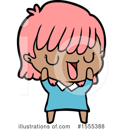 Royalty-Free (RF) Girl Clipart Illustration by lineartestpilot - Stock Sample #1555388