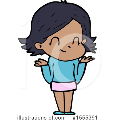 Royalty-Free (RF) Girl Clipart Illustration by lineartestpilot - Stock Sample #1555391