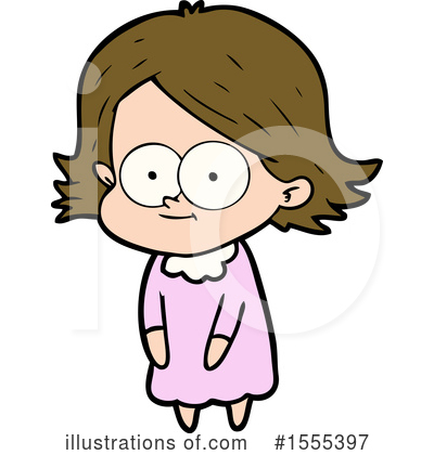 Royalty-Free (RF) Girl Clipart Illustration by lineartestpilot - Stock Sample #1555397