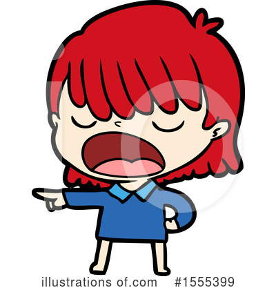 Royalty-Free (RF) Girl Clipart Illustration by lineartestpilot - Stock Sample #1555399