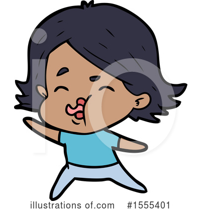 Royalty-Free (RF) Girl Clipart Illustration by lineartestpilot - Stock Sample #1555401
