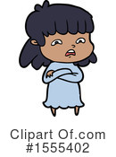 Girl Clipart #1555402 by lineartestpilot