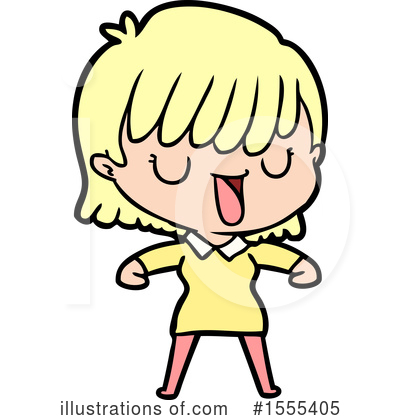 Royalty-Free (RF) Girl Clipart Illustration by lineartestpilot - Stock Sample #1555405