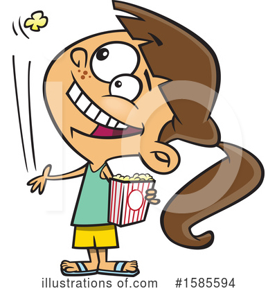 Popcorn Clipart #1585594 by toonaday