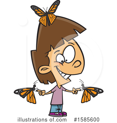 Butterfly Clipart #1585600 by toonaday