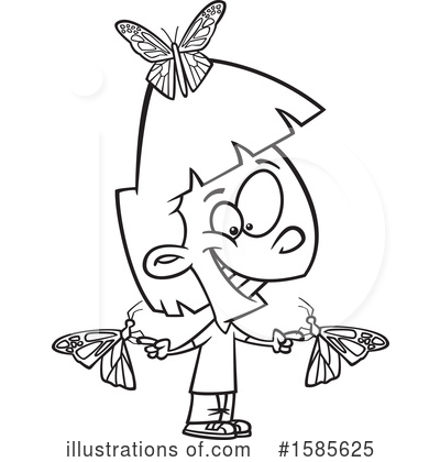 Butterfly Clipart #1585625 by toonaday