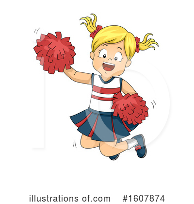 Cheerleading Clipart #1607874 by BNP Design Studio