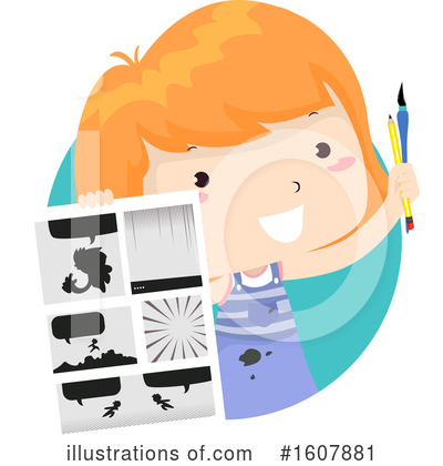 Royalty-Free (RF) Girl Clipart Illustration by BNP Design Studio - Stock Sample #1607881