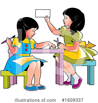 Girl Clipart #1609337 by Lal Perera