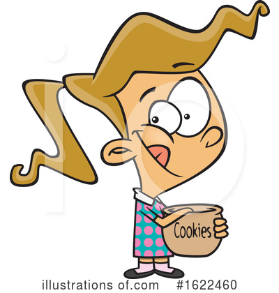 Royalty-Free (RF) Girl Clipart Illustration by toonaday - Stock Sample #1622460