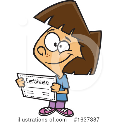 Certificate Clipart #1637387 by toonaday