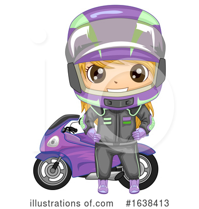 Motorbike Clipart #1638413 by BNP Design Studio