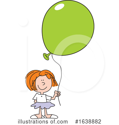 Balloon Clipart #1638882 by Johnny Sajem
