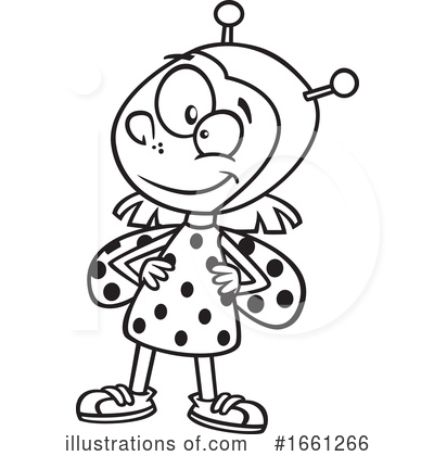 Ladybug Clipart #1661266 by toonaday