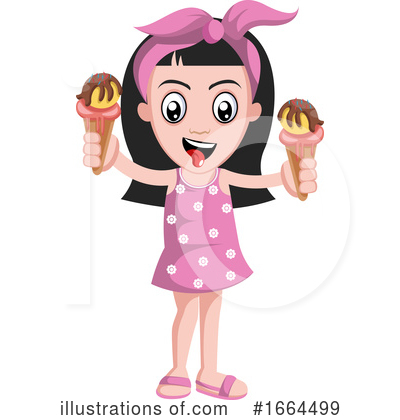 Ice Cream Cone Clipart #1664499 by Morphart Creations