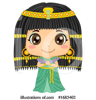 Cleopatra Clipart #1685402 by BNP Design Studio