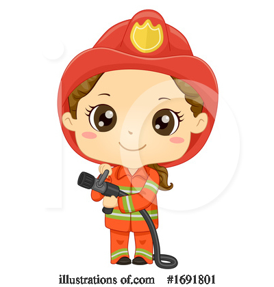 Fireman Clipart #1691801 by BNP Design Studio