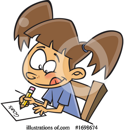 Writing Clipart #1698674 by toonaday