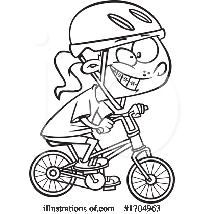 Bicycle Clipart #1704963 by toonaday