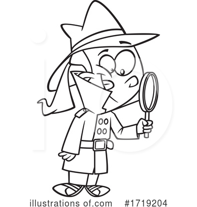 Magnifying Glass Clipart #1719204 by toonaday
