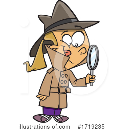 Magnifying Glass Clipart #1719235 by toonaday