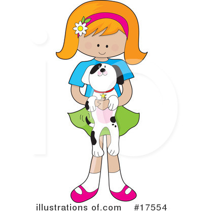 Royalty-Free (RF) Girl Clipart Illustration by Maria Bell - Stock Sample #17554