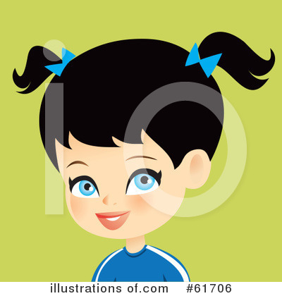 Royalty-Free (RF) Girl Clipart Illustration by Monica - Stock Sample #61706