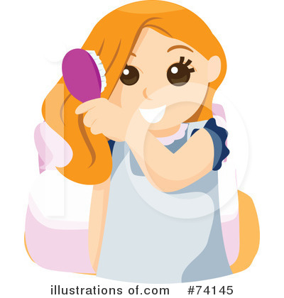 Royalty-Free (RF) Girl Clipart Illustration by BNP Design Studio - Stock Sample #74145