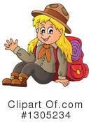 Girl Scout Clipart #1305234 by visekart
