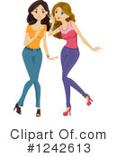 Girlfriends Clipart #1242613 by BNP Design Studio