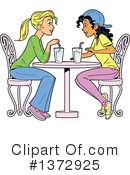 Girlfriends Clipart #1372925 by Clip Art Mascots