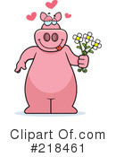 Giving Flowers Clipart #218461 by Cory Thoman