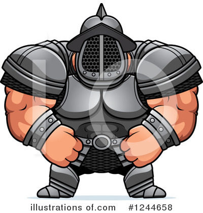 Royalty-Free (RF) Gladiator Clipart Illustration by Cory Thoman - Stock Sample #1244658
