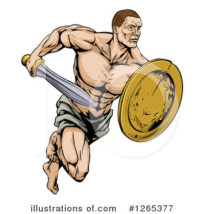 Soldier Clipart #1265377 by AtStockIllustration