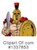 Gladiator Clipart #1337853 by AtStockIllustration