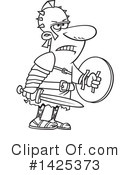 Gladiator Clipart #1425373 by toonaday